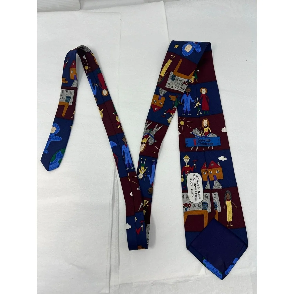 Save the Children Collection Silk Tie 